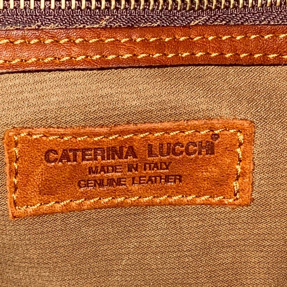 CATERINA LUCCHI Genuine leather made in Italy shoulder bag - Picture 12 of 12